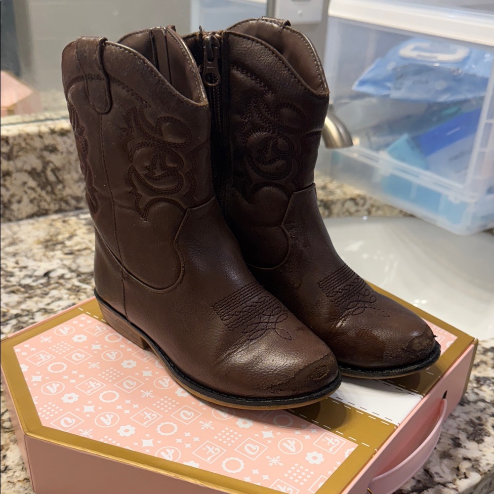 Cat & Jack Size 12 Little Kid Cowboy Boots